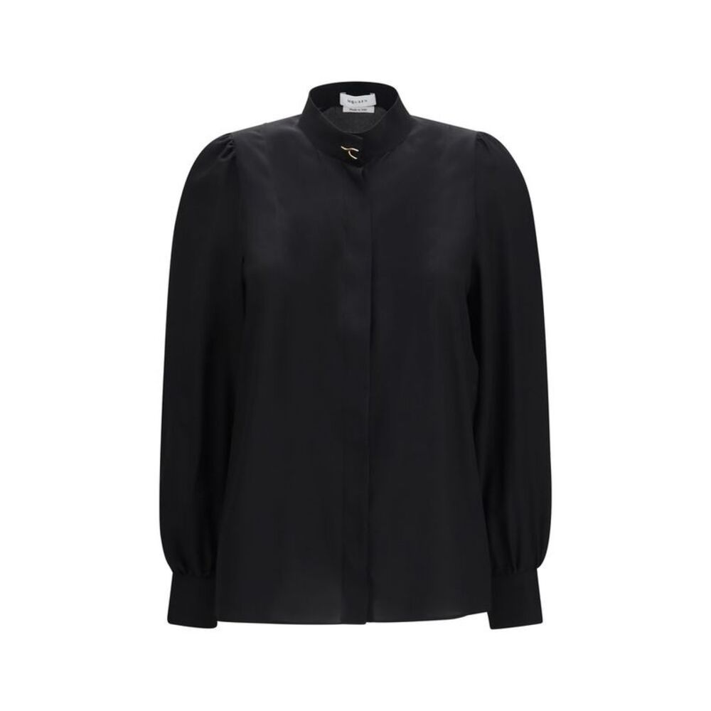 Alexander McQueen Black Silk Women's Blouse